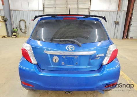 2012 Toyota Yaris z USA, uszkodzony, nr VIN JTDKTUD32CD511265